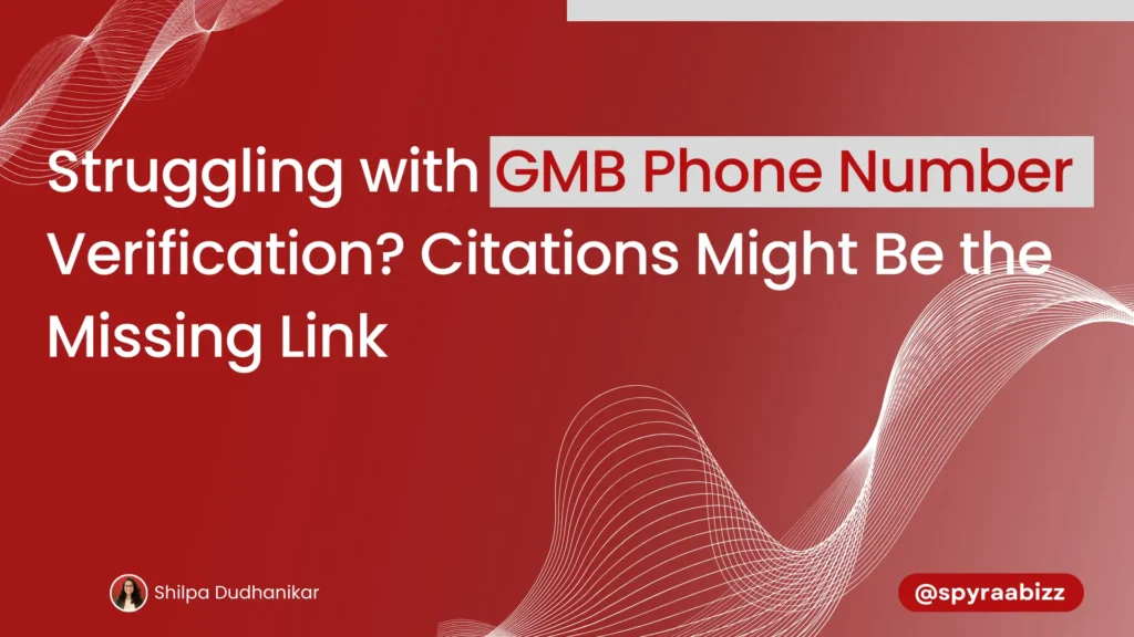 gmb phone number verification