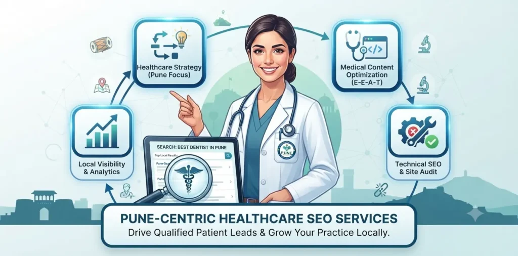 heathcare SEO services in Pune by spyraabizz